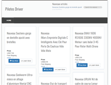 Tablet Screenshot of pilotes-driver.fr